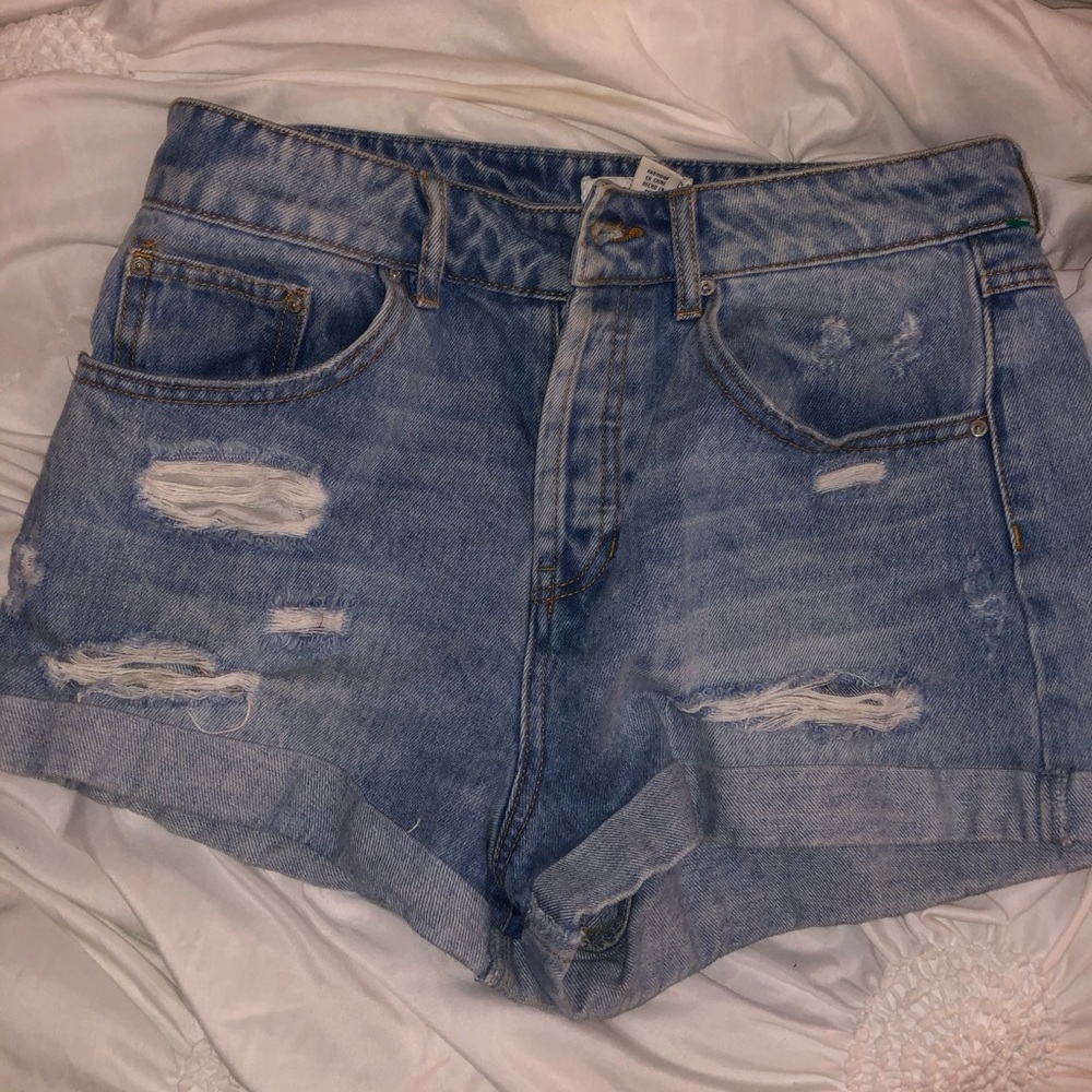 Forever 21 festival denim shorts